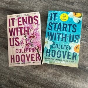 Book Set - Colleen Hoover - It Ends With Us & It Starts With Us